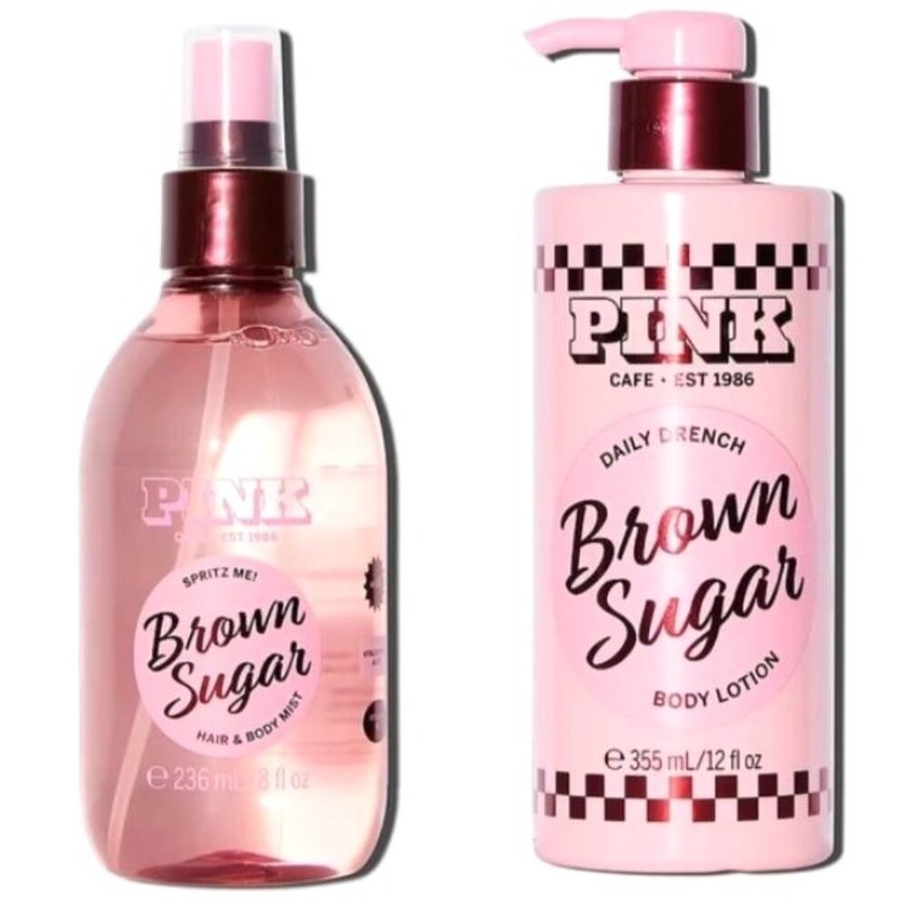 VS Pink Brown‎ Sugar Lotion & Mist Set NEW